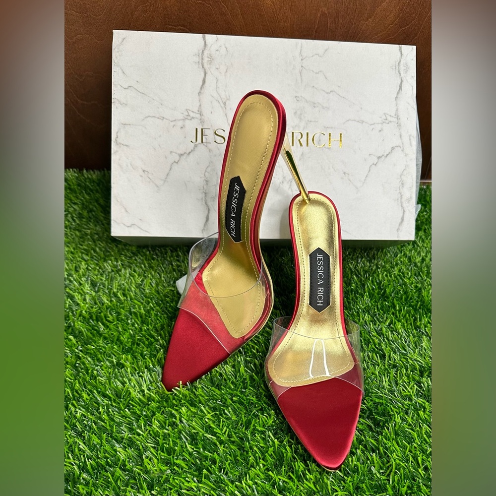 Jessica Rich Racy mule | burgundy